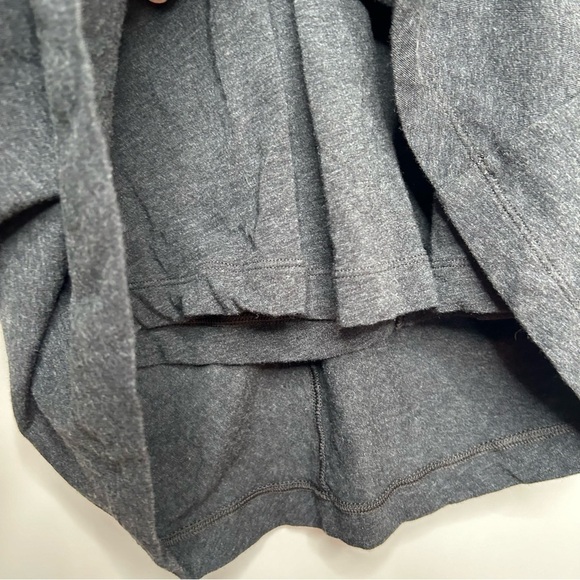 Cabi Womens Weekend Dress Gray Small Ruched T-Shirt Short Sleeves Style 5408 - Picture 5 of 6